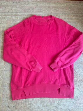 Aerie Oversized Bright Pink Sweatshirt